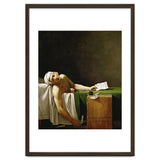 Jean Paul Marat, dead in his bathtub, assassinated by Charlotte Corday in 1793. JACQUES LOUIS DAVID. thumbnail
