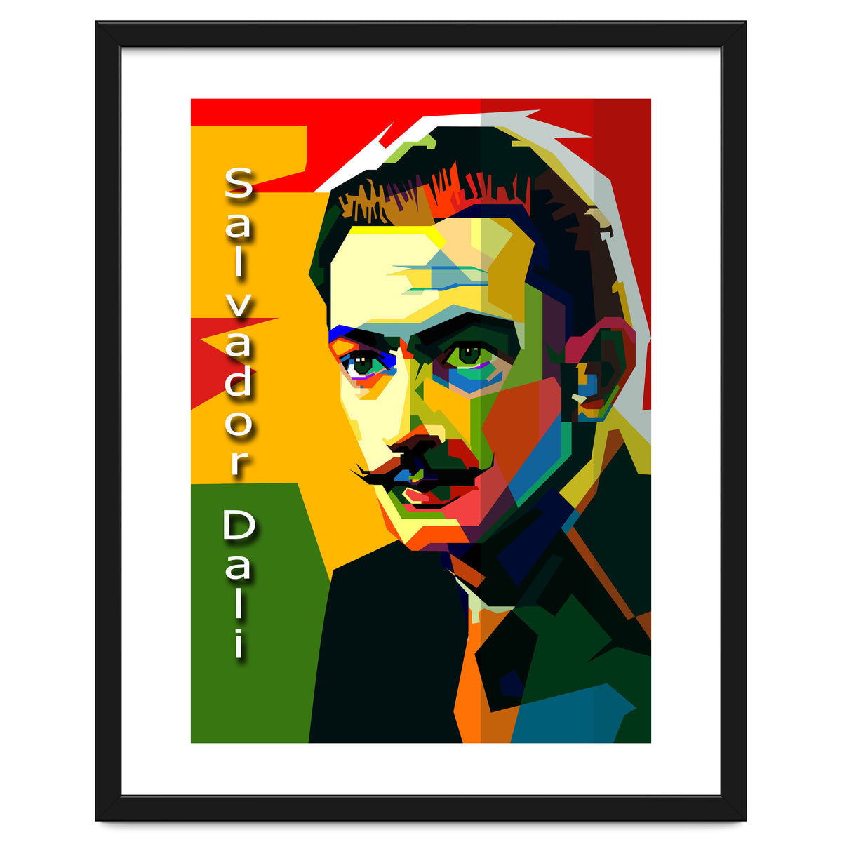 Salvador Dali Maestro Painting In Pop Art WPAP