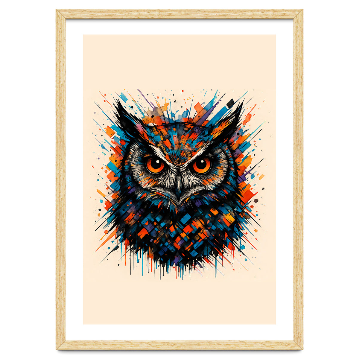 Owl Animal Watercolor
