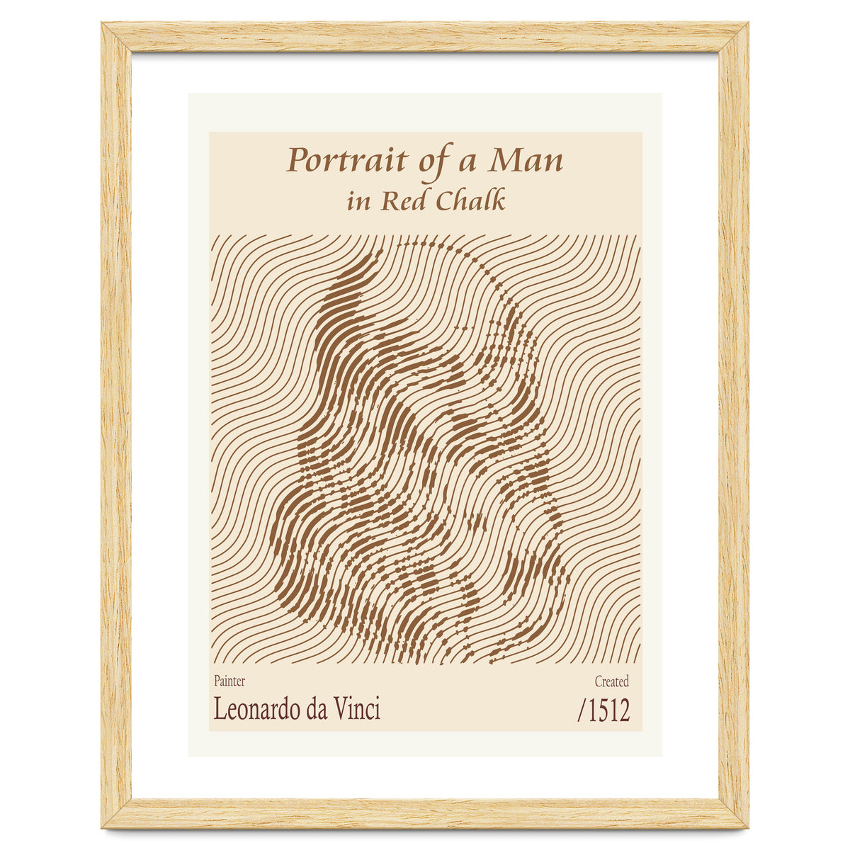 Portrait Of A Man In Red Chalk (self Portrait) – Leonardo Da Vinci (1512)