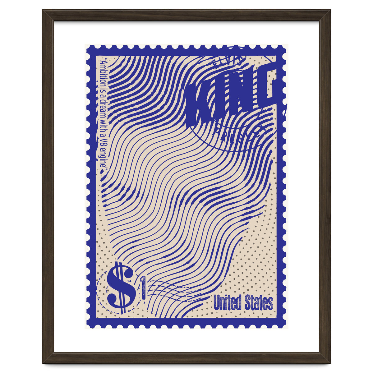 Elvis Presley Stamps Art