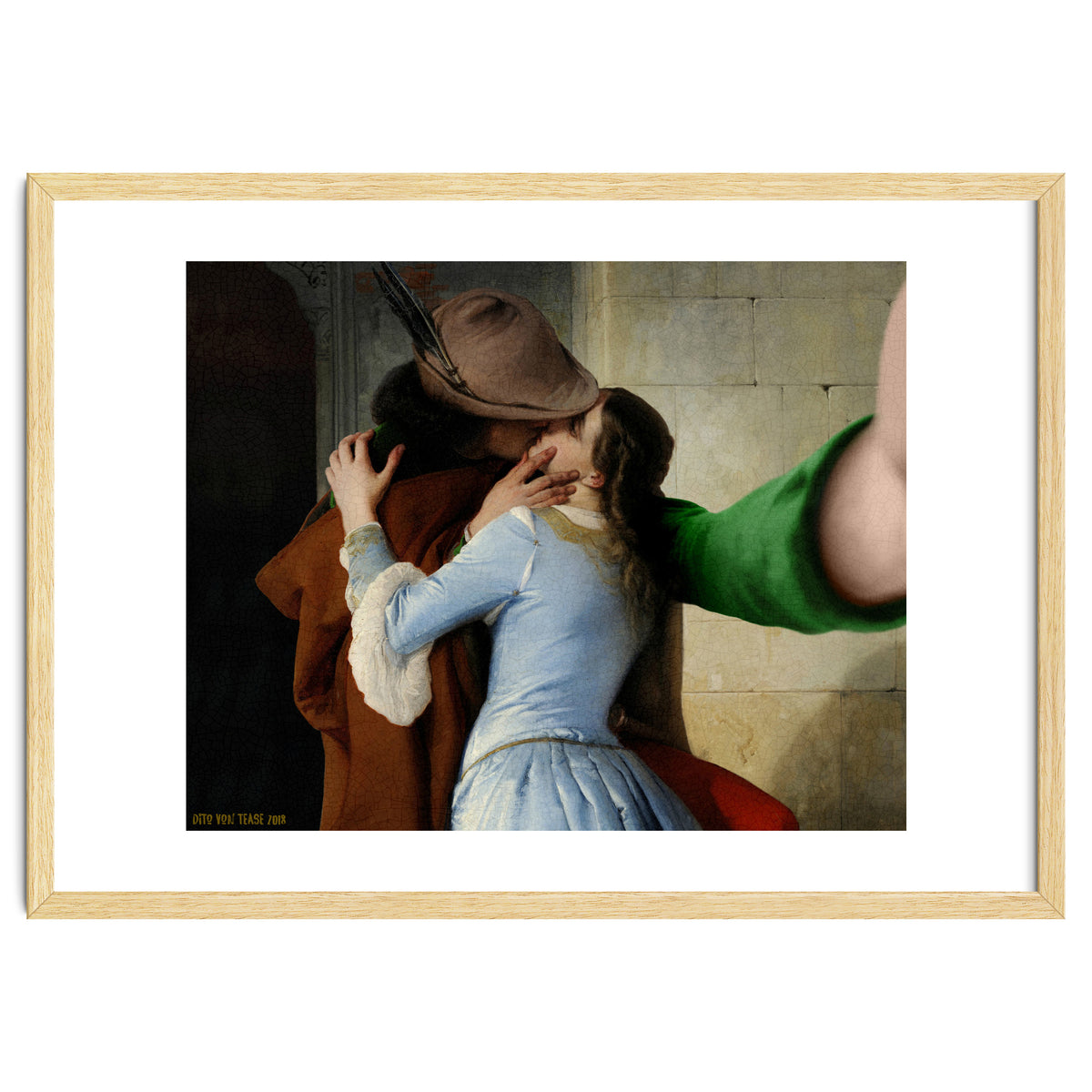 Francesco Hayez - The Kiss - Selfie