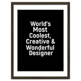 World's most coolest, creative and wonderful designer thumbnail