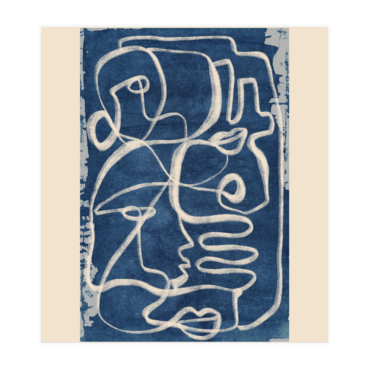 Bound By Line (indigo) (Print Only)
