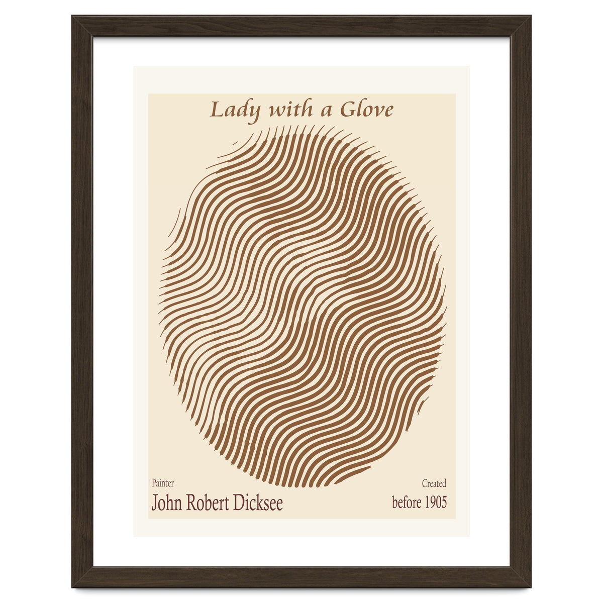 Lady With A Glove – John Robert Dicksee (before 1905)