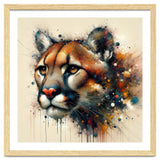 Watercolor Cougar Portrait thumbnail