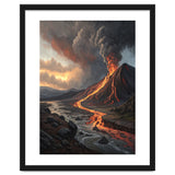 Dramatic Volcanic Eruption Landscape Art thumbnail