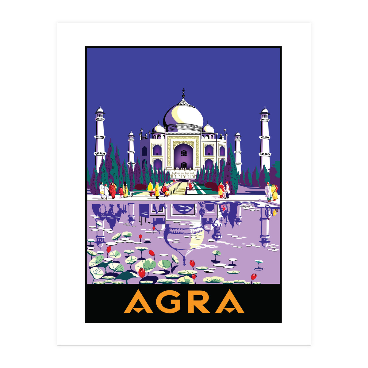 Agra, Taj Mahal, India (Print Only)