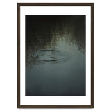 Moody Rain Puddle Ripples Oil Painting thumbnail