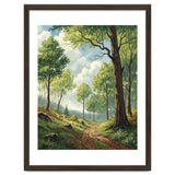 Vibrant Summer Forest Landscape Painting thumbnail