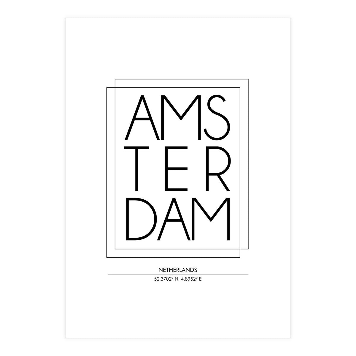 Amsterdam (Print Only)