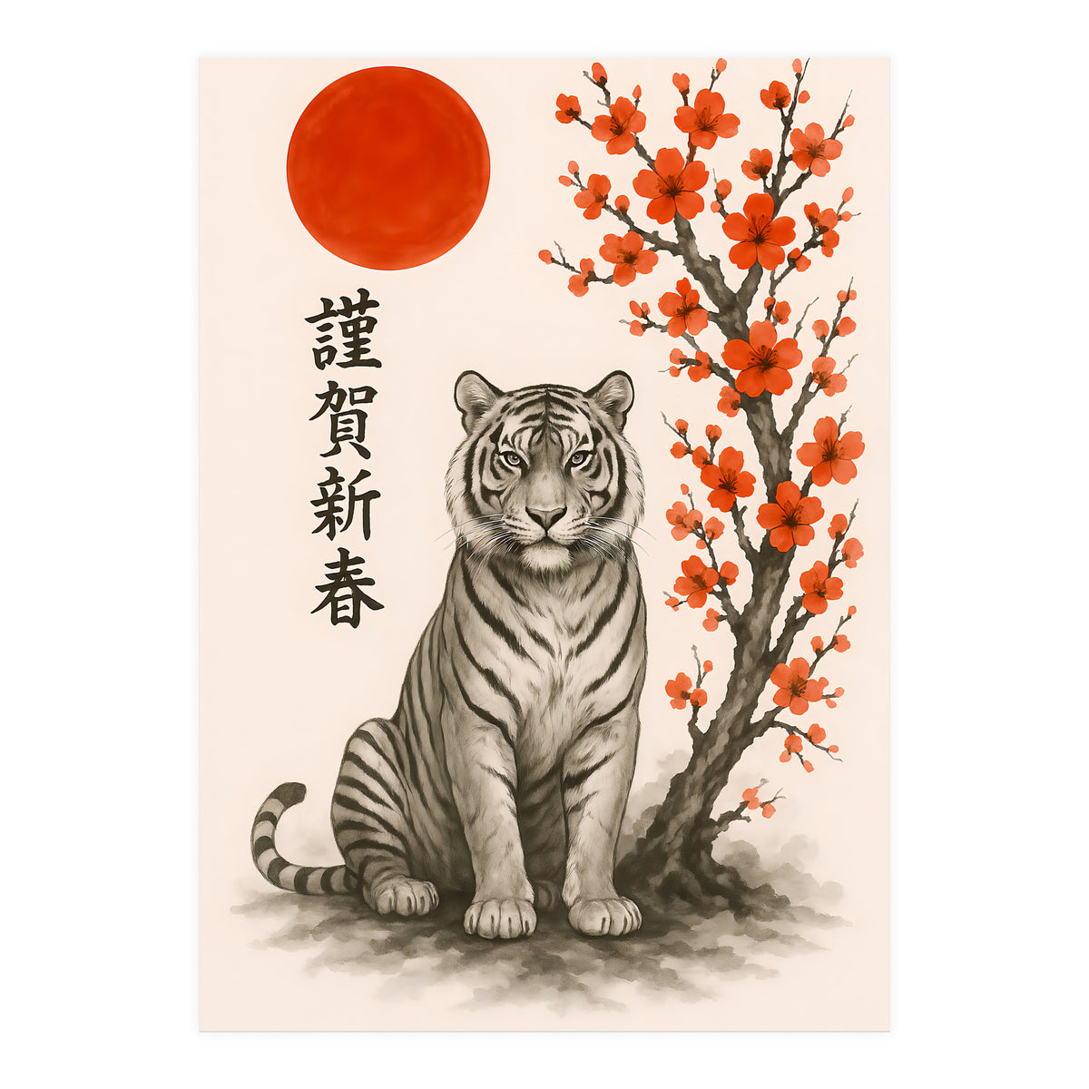 Tiger Japanese (Print Only)