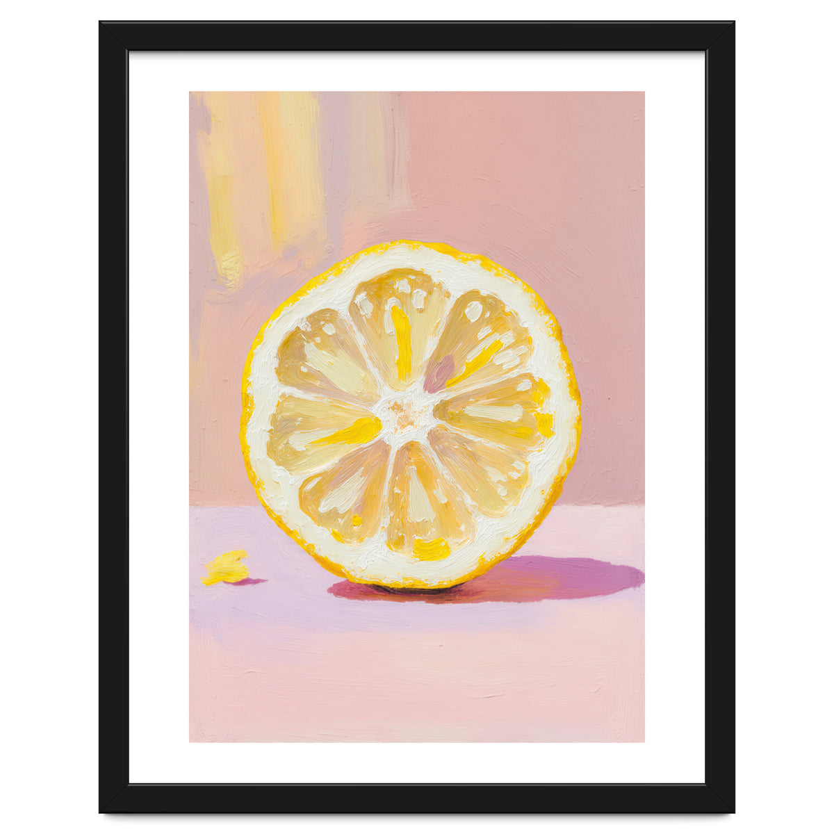 Lemon Slice – Modern Still Life Food