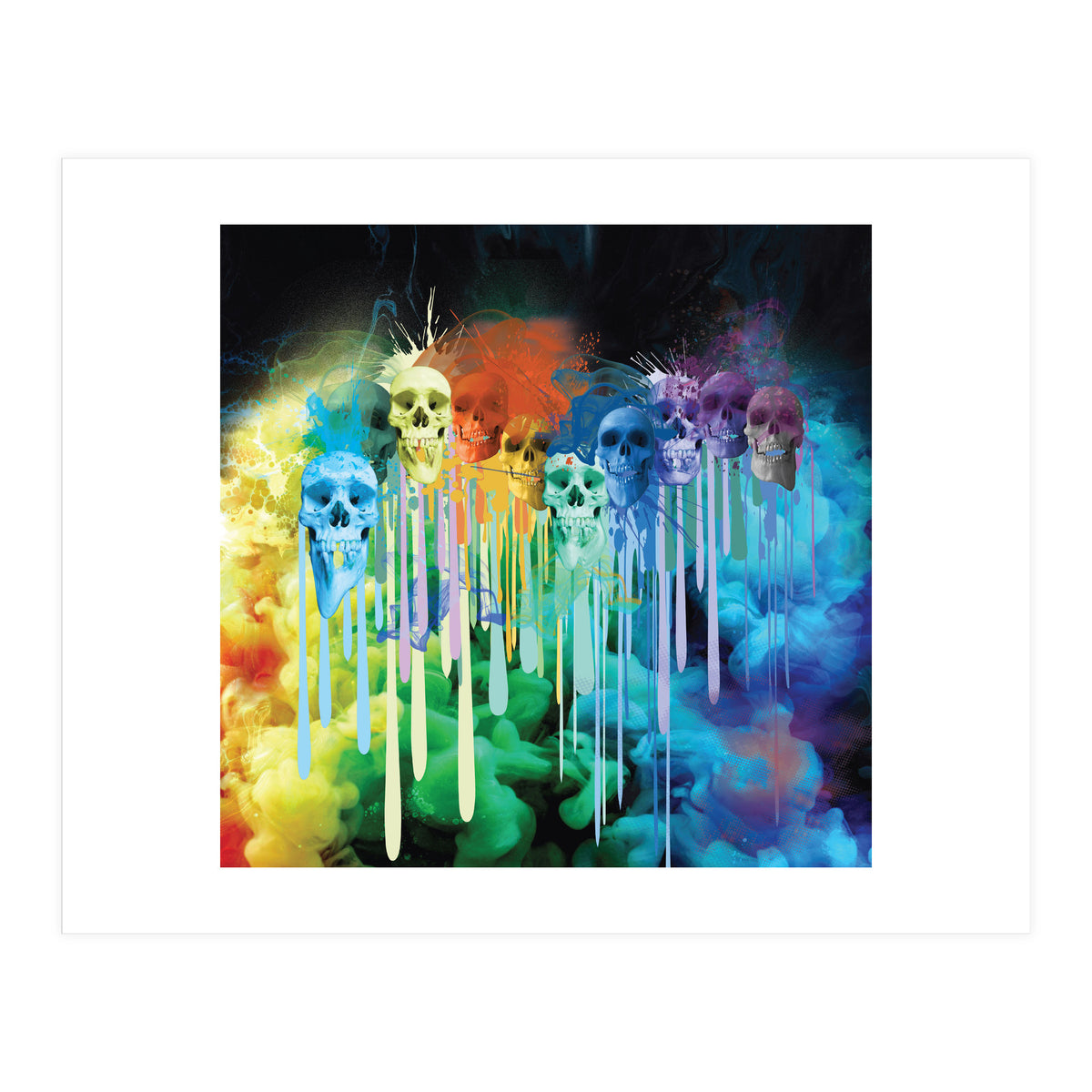 Ink Skulls Smoky (Print Only)