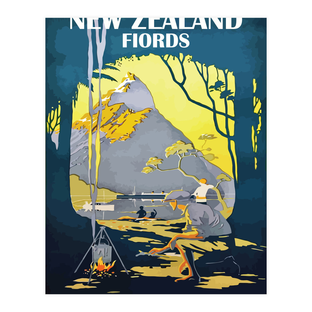 New Zealand Fiords (Print Only)