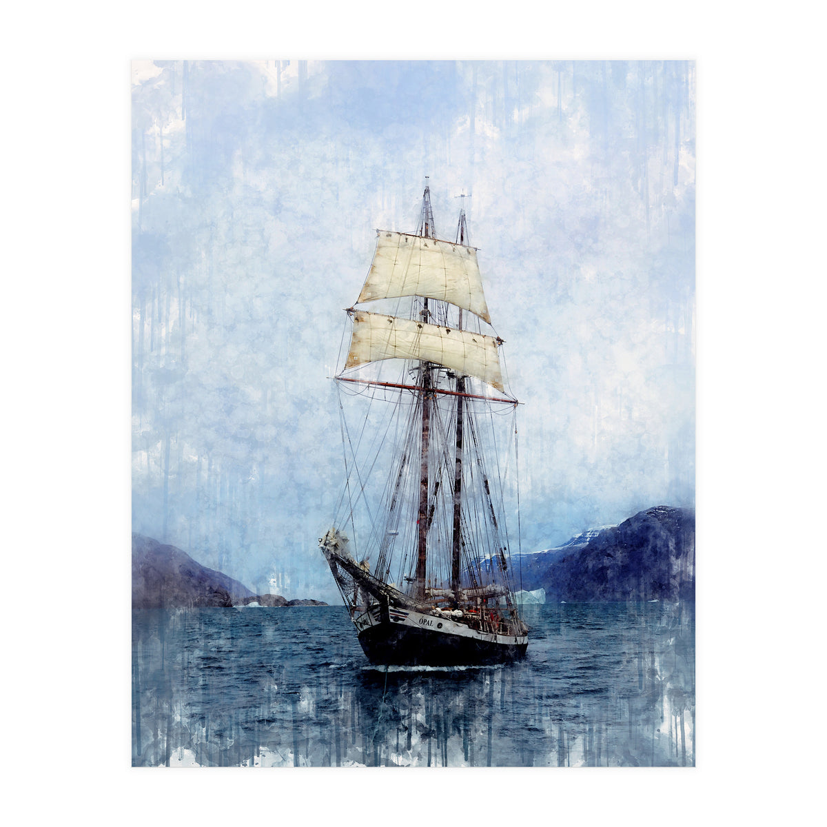 strong determination to start the ship's adventure (Print Only)