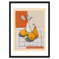 Modern Pear Still Life