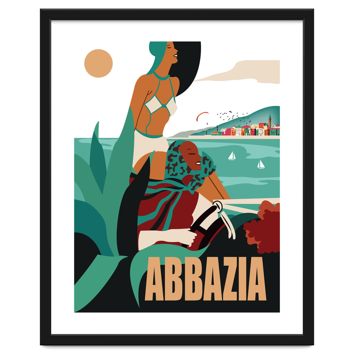 Abbazia, Two Ladies on a Drive