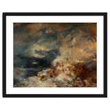Joseph Mallord William Turner / 'Fire at Sea', c. 1835, Oil on canvas, 171 x 220 cm. thumbnail