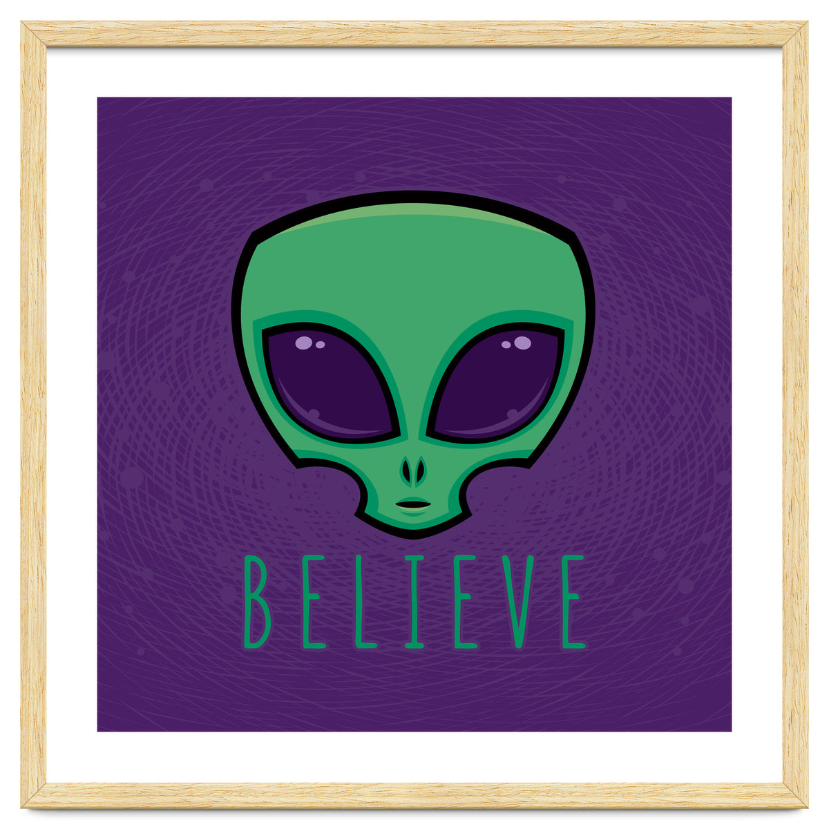 Believe Alien Head
