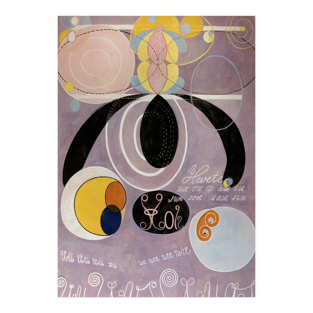 Hilma af Klint The - Ten Largest No 6 Adulthood Abstract Spiritual Art (Print Only)