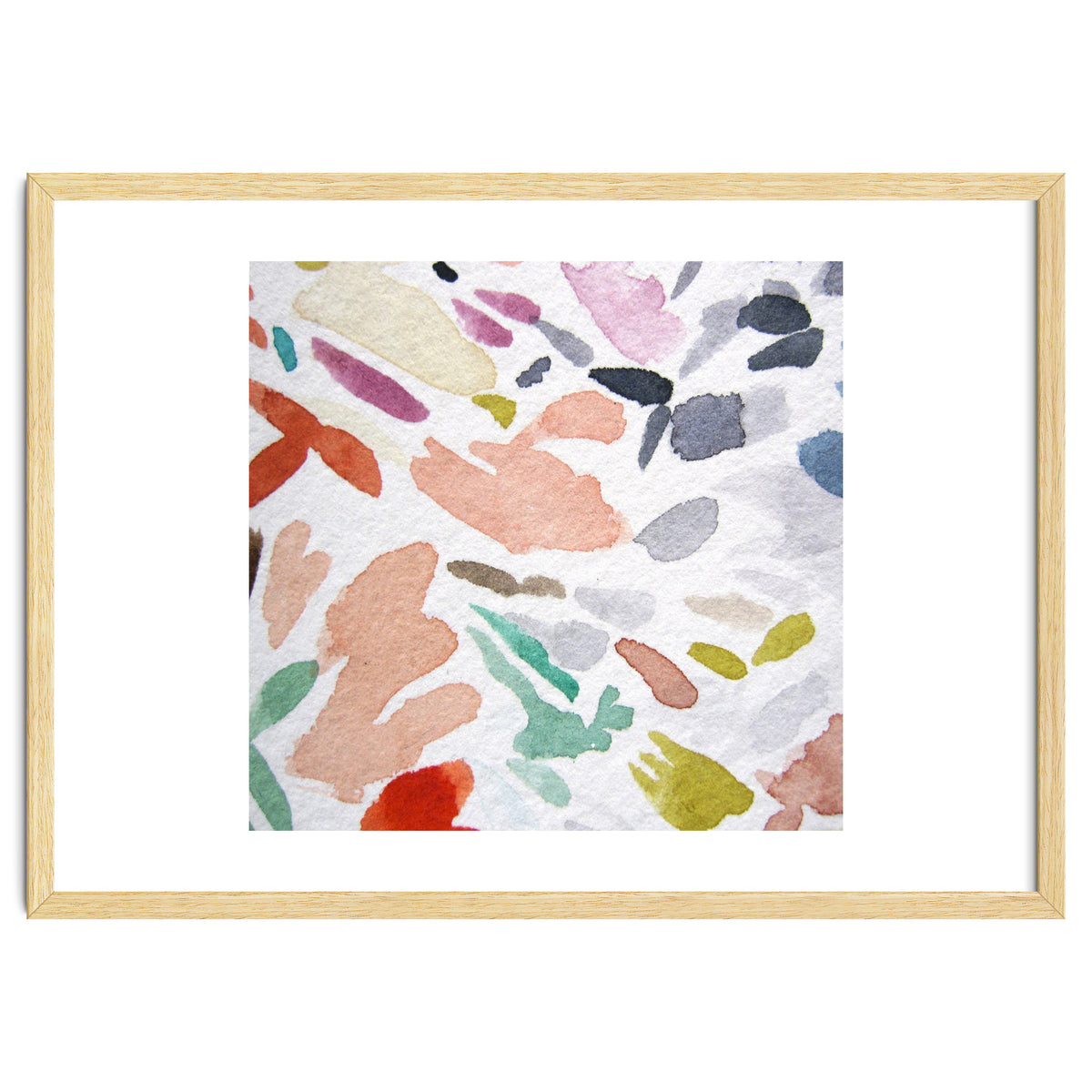 Abstract, Watercolor, Art Print, Viddy Pop The Mood Room