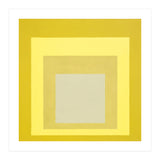 JOSEF ALBERS - HOMAGE TO THE SQUARE YELLOW WHITE (Print Only) thumbnail