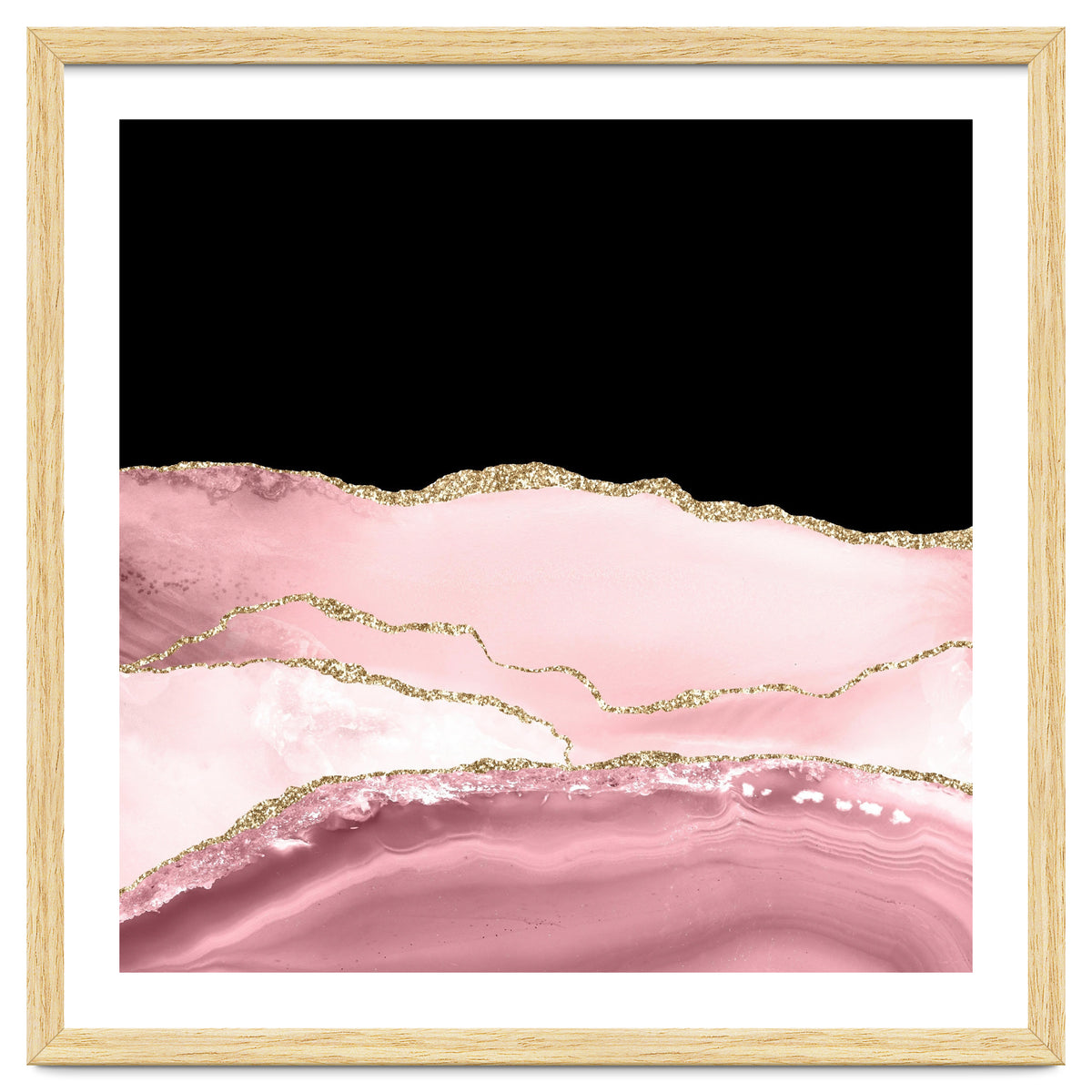 Blush & Gold Agate Texture 02