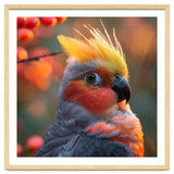 Close Up Portrait Of A Cockatiel Bird thumbnail