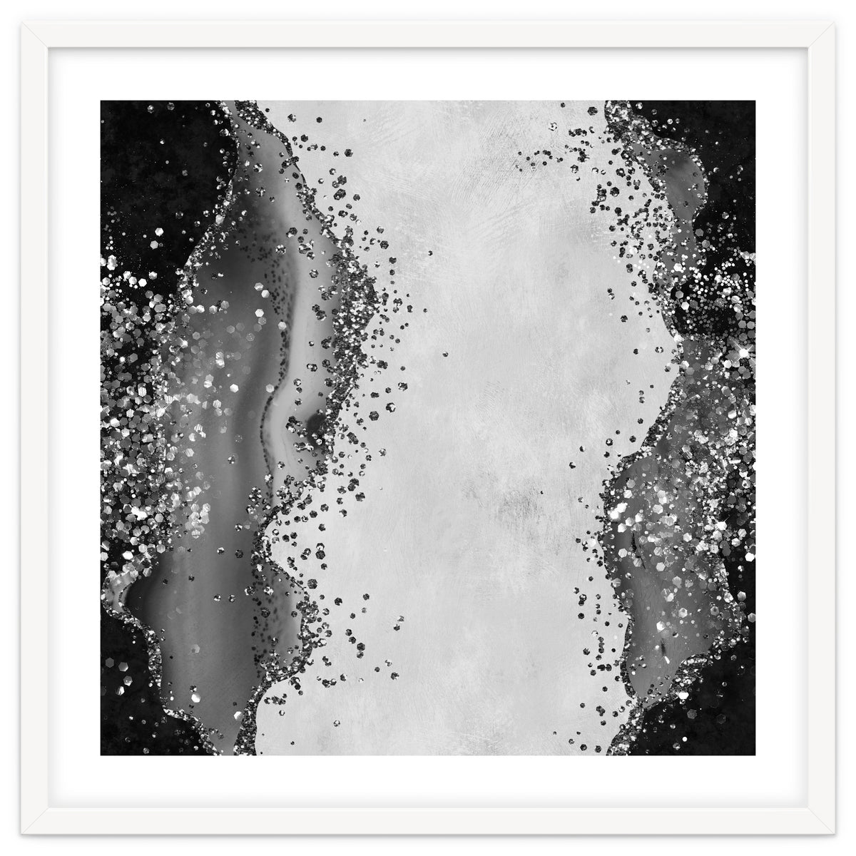 Black Glitter Agate Texture 01