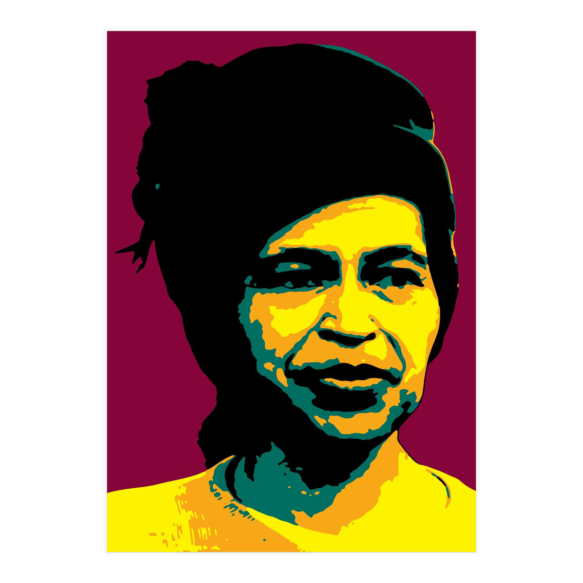 Rosa Parks  American Activist Legend in Pop Art (Print Only)