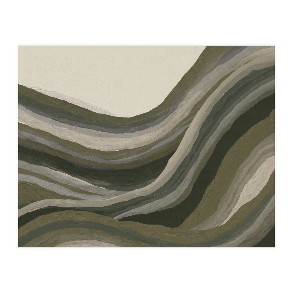 Moody Abstract Hills (Print Only)