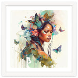 Floral Native Warrior Woman Butterfly Dance thumbnail