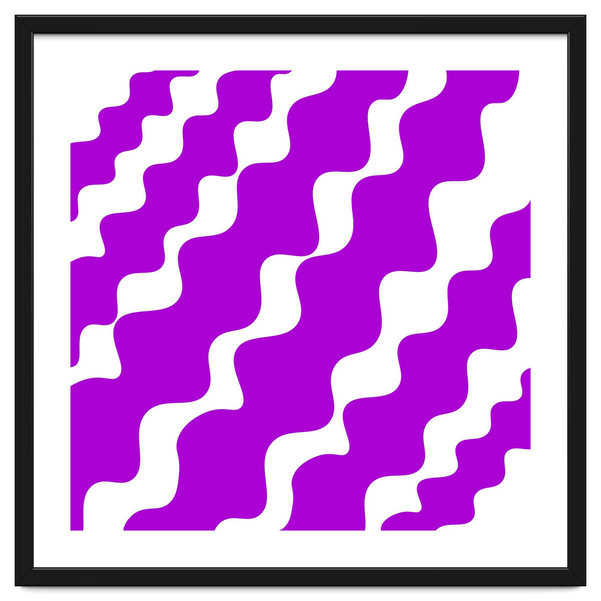 Purple Wavy Pattern
