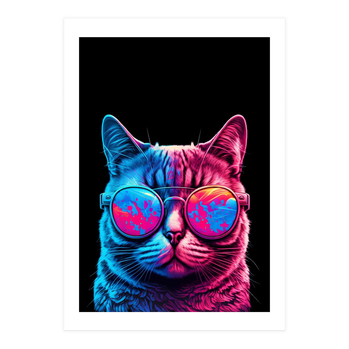 Cat Animal Portrait (Print Only)