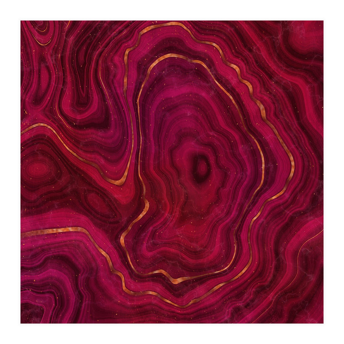 Red Agate Texture 05  (Print Only)