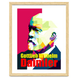 Gottlieb Daimler Pop Art WPAP thumbnail