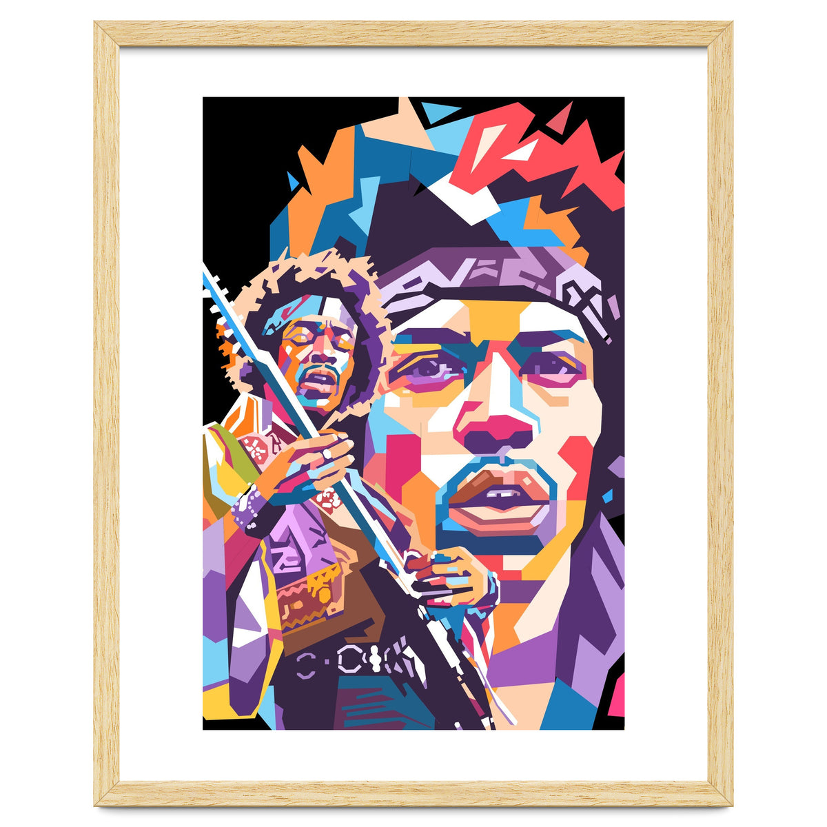 Jimi Hendrix wpap art