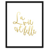 La vie est belle #society6 #typography #buyart thumbnail