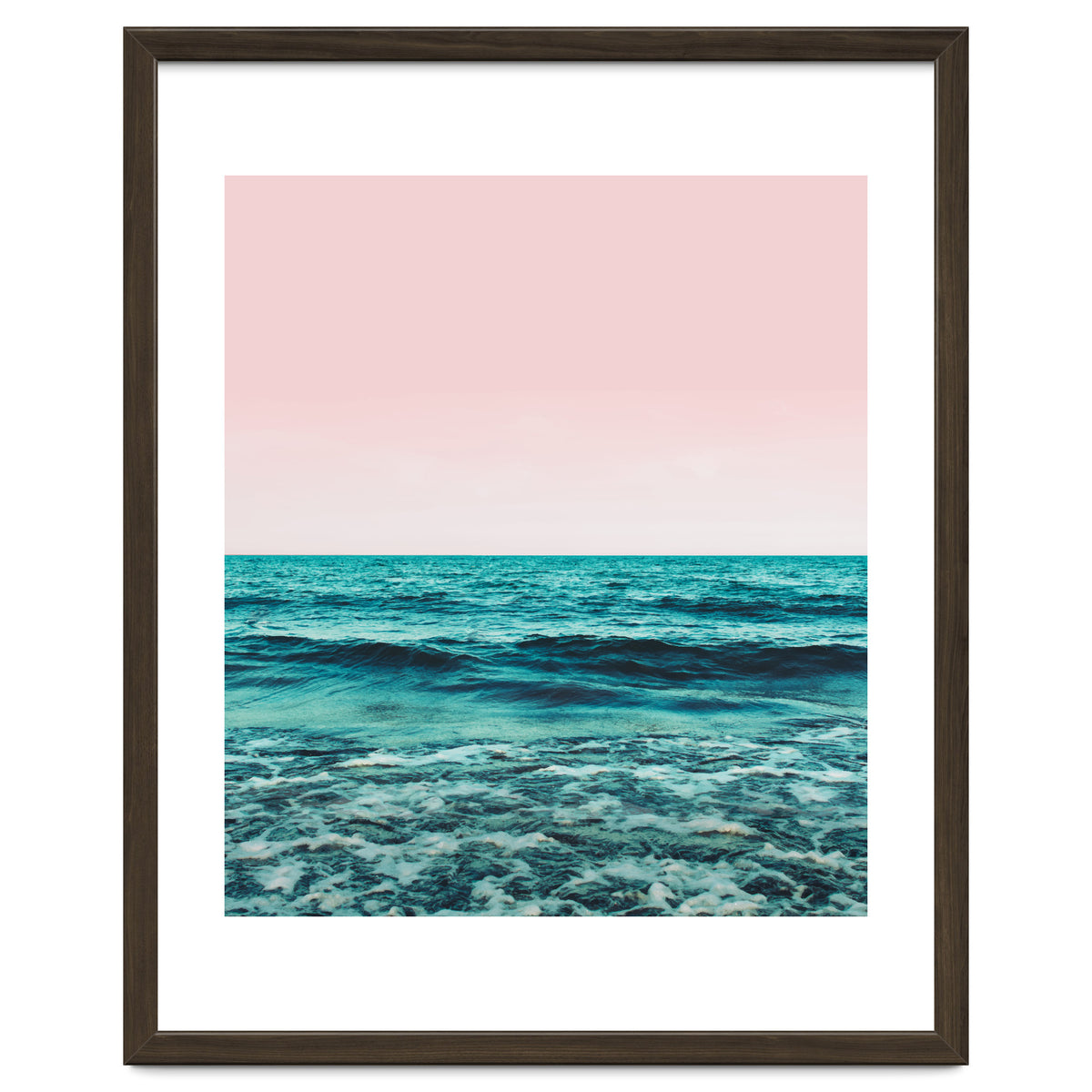 Ocean Love | Sea Beach Sand Waves Photography | Blush Nature Scenic Travel Island Digital