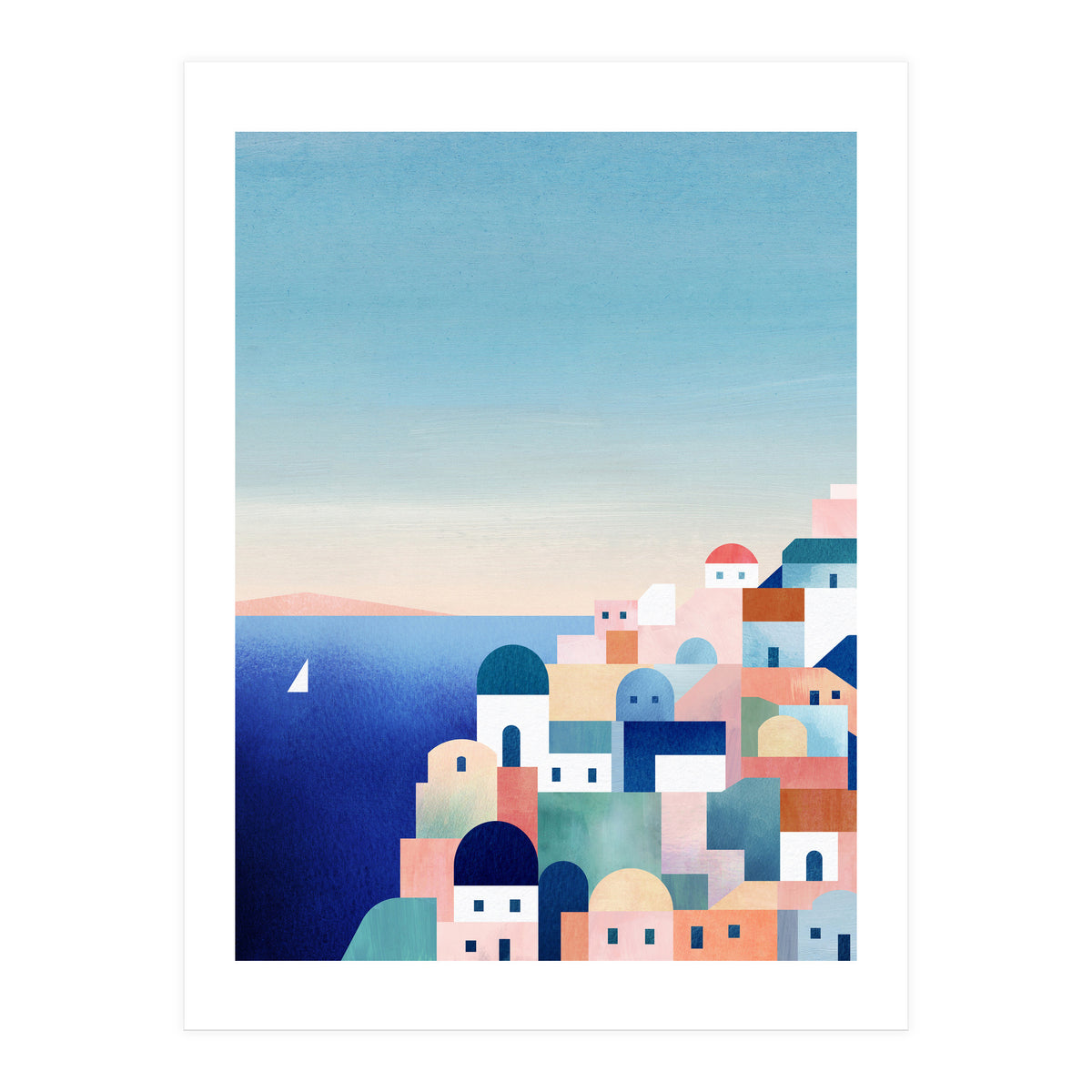 Santorini (Print Only)