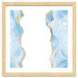 Blue & Gold Glitter Agate Texture 08 thumbnail