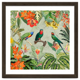 Exotic Parrots Jungle Landscape thumbnail
