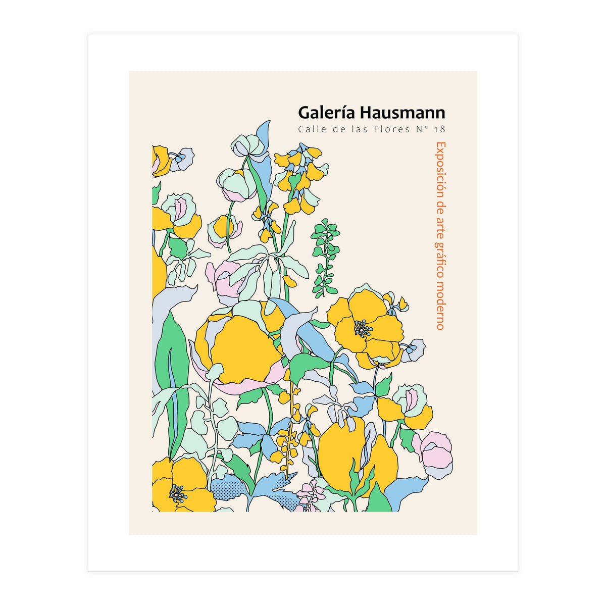 Exhibition of modern graphic art Madrid (Print Only)