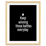 Keep winning those battles everyday thumbnail
