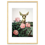 Japan, Doe in Blossom Bush thumbnail