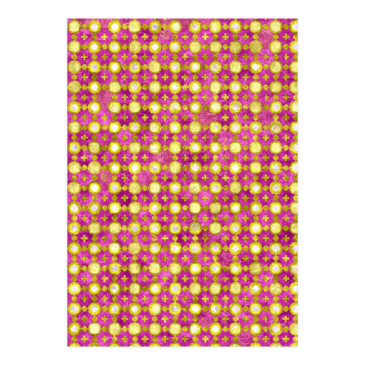 Indian Mirror Fabric (Print Only)