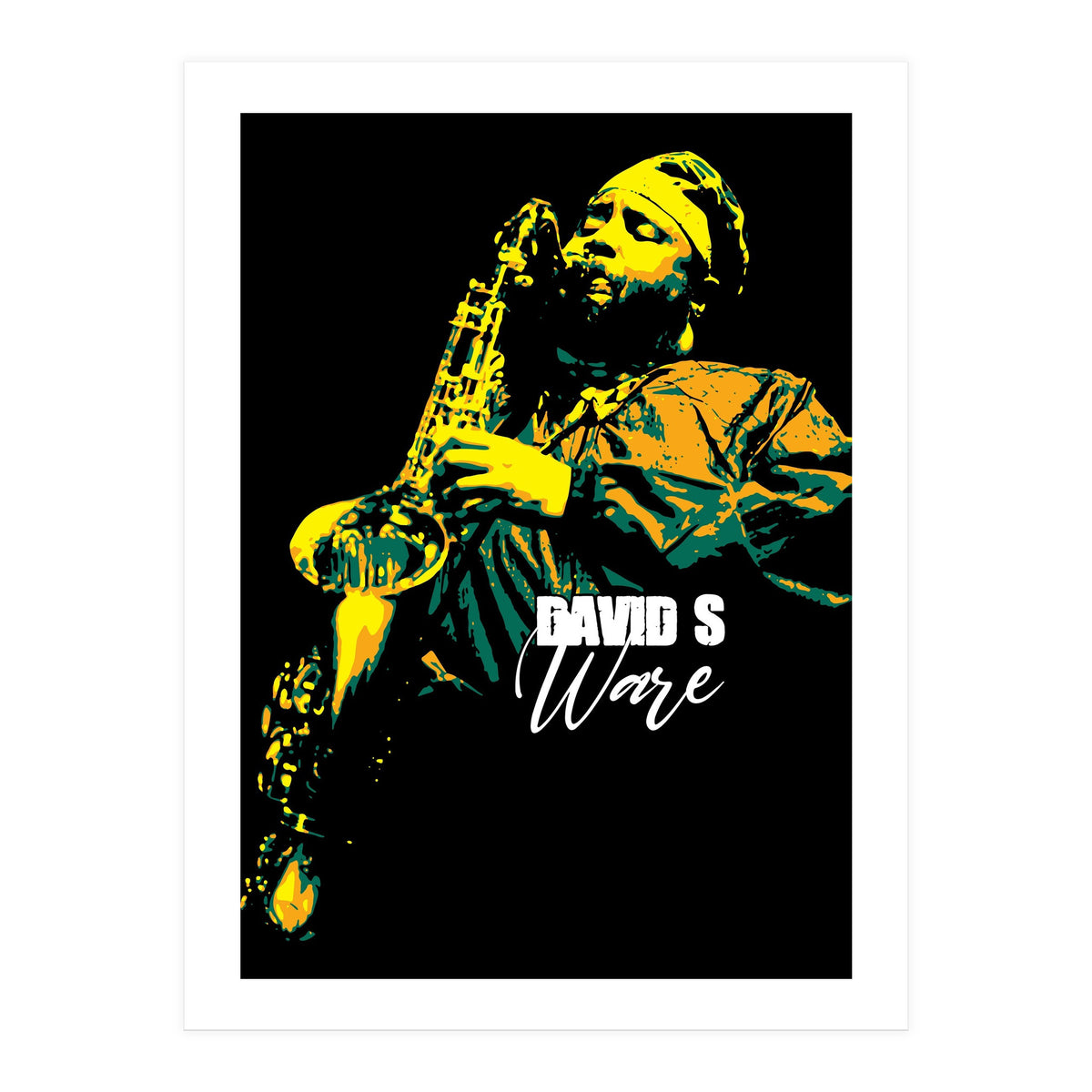 David S. Ware American Jazz Saxophonist (Print Only)