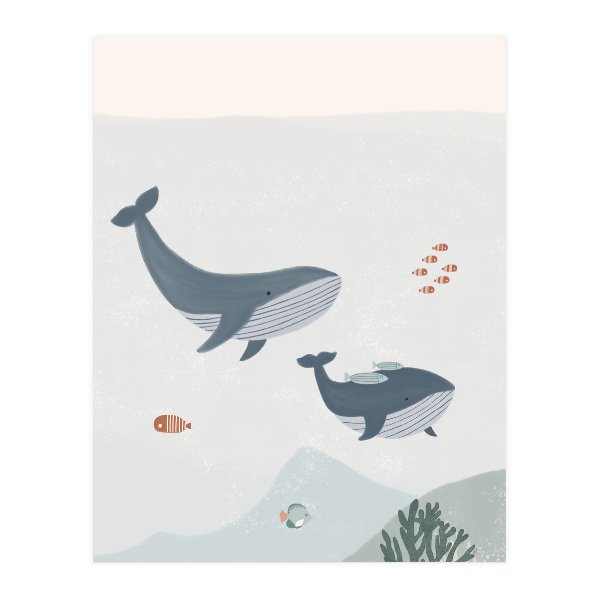 Two Whales (Print Only)