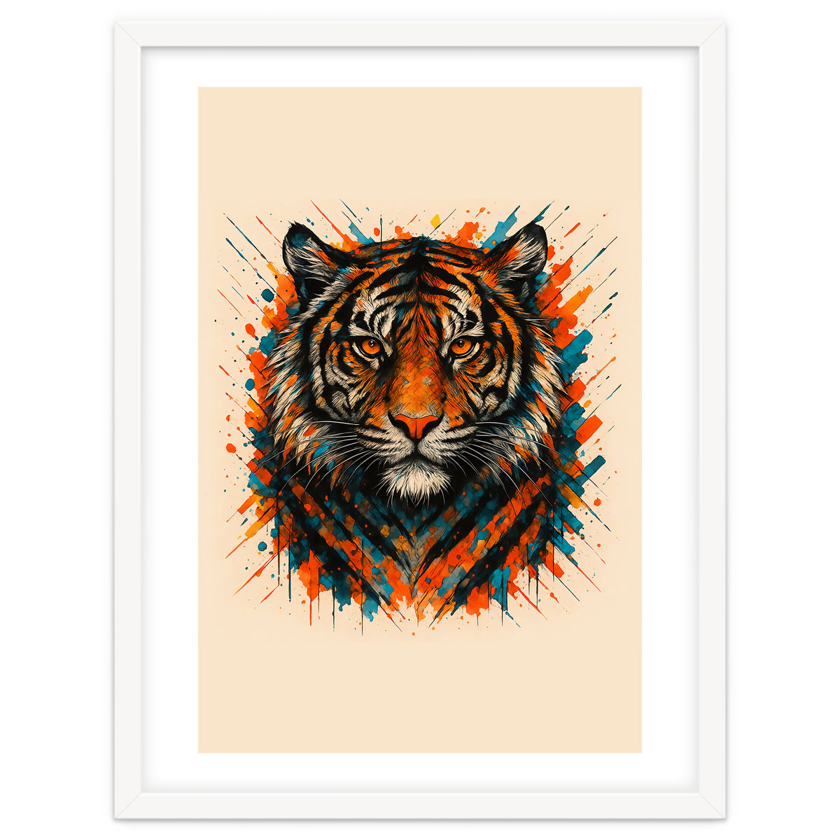 Tiger Animal Watercolor